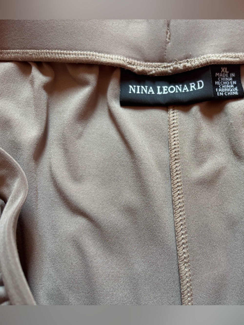 Nina Leonard Drawstring Shorts - Picture 2 of 7